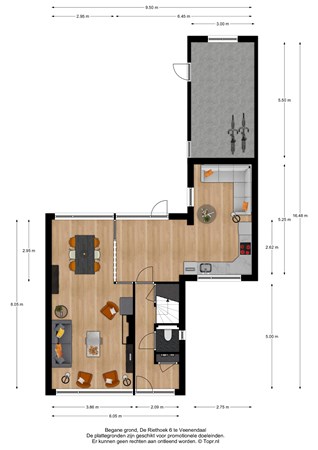 Floorplan - De Riethoek 6, 3901 KS Veenendaal